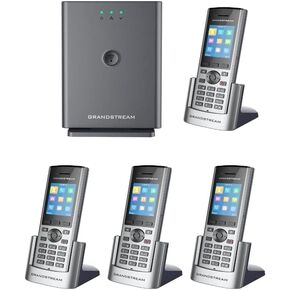 Grandstream DP752 Long-Range DECT Base Station + 4 x DP730 Units DECT HD Handset (4 x DP730)