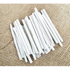 PACK OF 60 (400 grms) India’s Best Edible Slate Pencils/Slate Bars White Pencils/Natural Limestone Slate Chalk Pencils/Earthy Goodies Edible Thin Slate Chalk Pencils