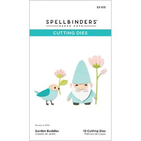 Spellbinders Garden Buddies Etched Dies, Metal