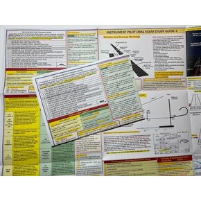 FTS Instrument Pilot Oral Exam Study Guide Poster (27x19 In., 2-sided)