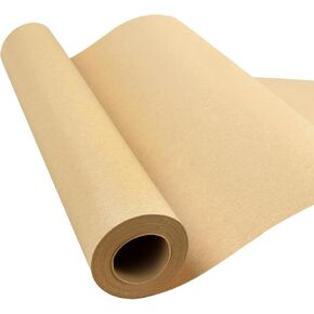 15"×400" Brown Paper Roll, Brown Wrapping Paper, Craft Paper, Wrapping Paper, Packing Paper for Moving, Packing, Gift Wrapping, Wall Art, Table Runner, Floor Covering
