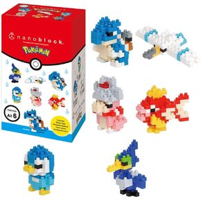 nanoblock - Pokémon - Type Water Set 1 (Blind Box Complete Set), mininano Series Building Kit