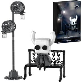 Knight Building Block Set, Hollow Popular Game Knight Action Figure Building Toy, Lighting Collectible Decoration Character Compatible, Gift for Game Fans Boys and Girls(329 Pieces)