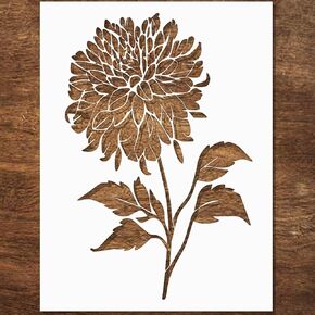 Large 12x15 Inch Dandelion Stencil for Painting on Wood, Canvas - Reusable Drawing Stencils for Crafts, Wall, Art, Furniture - Wildflower Stencil - Stencils Home Décor