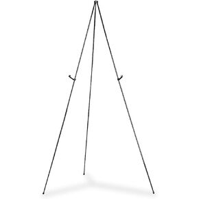 Quartet Easel Stand, Collapsible, Portable Display Stand for Home School Supplies, Home Office Supply Tripod for Posters, Paintings, Art or White Boards, Base 63" Max. Height, Supports 5 lbs. (29E)