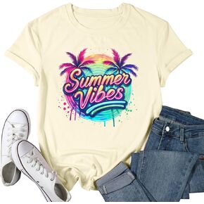 Women Hawaiian Shirts Ohana Means Family Shirt Hawaii Tropical Graphic Tees Tops Summer Beach Camp Short Sleeve T-Shirts