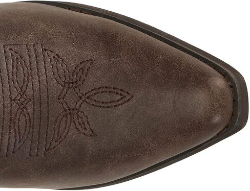 Womens Western Cowgirl Cowboy Boots Mid Calf Snip Toe Fashion Shoes in Kuwait