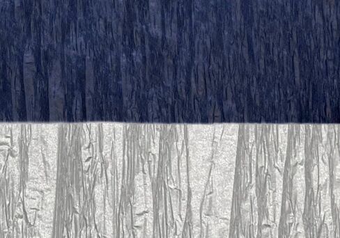 Navy Blue and Silver Metallic Crepe Paper Streamers, 4 Rolls Total in Kuwait
