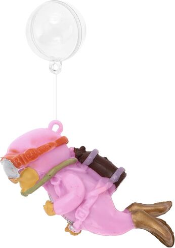 Diver Aquarium Decorations, Floating Diver Fish Tank Decorations, Floating Cartoon Diver Decor, Fun Floating Fish Decoration, PVC Diver Decoration, Green, 1 Set in Kuwait