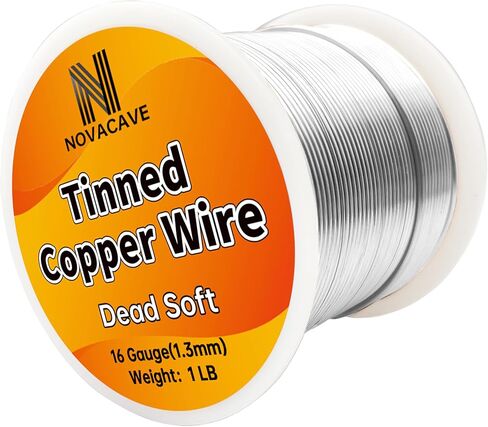 سلك النحاس المعلب ، 18 مقياسًا ، 213 قدمًا ، بكرة 1 رطل ، للزجاج الملون ، الديكور ، صنع المجوهرات in Kuwait