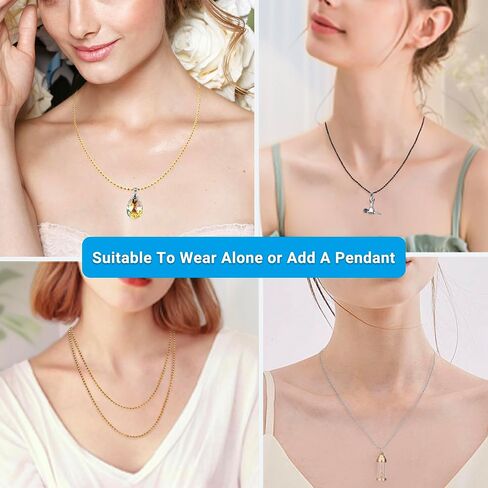 33 Feet Ball Chain Necklace, 2.4mm Ball Bead Chain with 30 Pieces Connectors Clasps,Stainless Steel Ball Chain for Dog Tag, Ceiling Fan Pull Chain Extender, Jewelry Making Kit, DIY Crafts (Silver) in Saudi Arabia