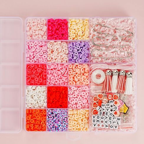 SeanLov Jewelry Making Kits for Adults Women, Friendship Bracelet Making Kit Contains Various Beads, Birthday Gift for Her, Fun DIY Beads for Jewelry Making for Lover in Saudi Arabia
