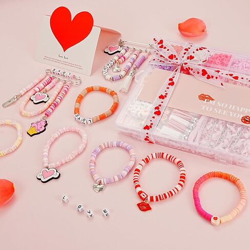 SeanLov Jewelry Making Kits for Adults Women, Friendship Bracelet Making Kit Contains Various Beads, Birthday Gift for Her, Fun DIY Beads for Jewelry Making for Lover in Saudi Arabia