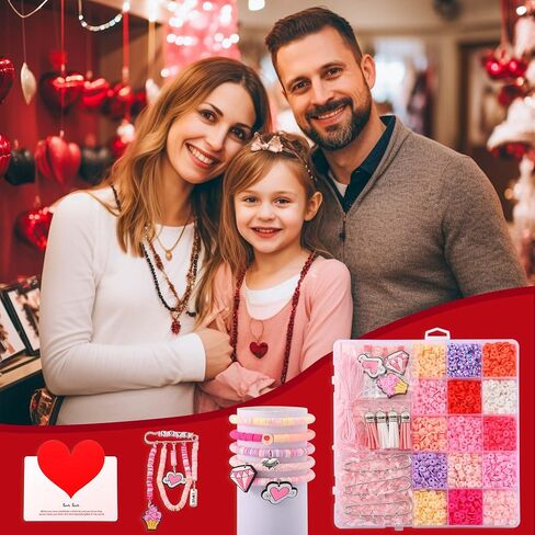 SeanLov Jewelry Making Kits for Adults Women, Friendship Bracelet Making Kit Contains Various Beads, Birthday Gift for Her, Fun DIY Beads for Jewelry Making for Lover in Saudi Arabia
