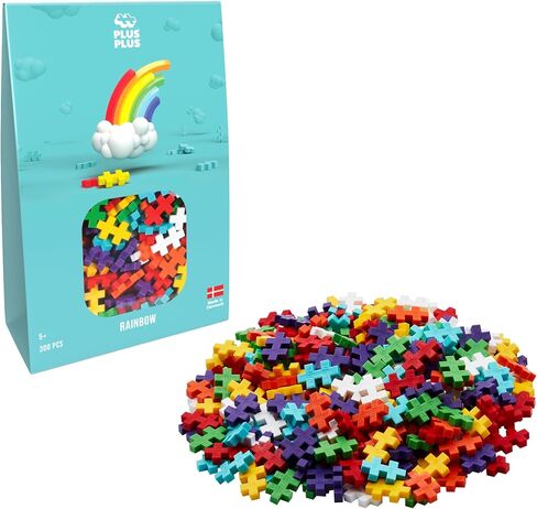 PLUS PLUS - Open Play Set - 1200 Piece - Basic Color Mix, Construction Building Stem Toy, Interlocking Mini Puzzle Blocks for Kids in Saudi Arabia