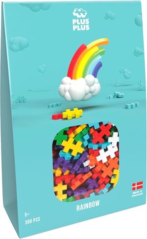 PLUS PLUS - Open Play Set - 1200 Piece - Basic Color Mix, Construction Building Stem Toy, Interlocking Mini Puzzle Blocks for Kids in Saudi Arabia