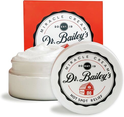 Dr. Bailey's Miracle Cream - 4 أوقية مرهم موضعي | العلاج الساخن للكلاب والقطط والحيوانات | علاج تهيج جلد الكلب | رعاية الجرح الحيوان in Kuwait