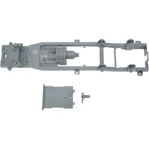 Dilwe RC Truck Car Chassis, High Strength RC Plastic Chassis Frame Upgrade Part for WPL D12 RC Truck, RC Body Chassis Frame RC Chassis Car Shell Suspension Bracket RC Accessories