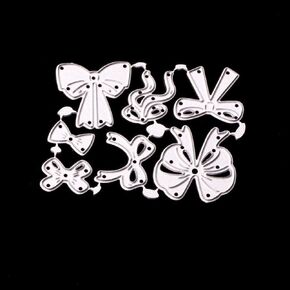Bow Cutting Dies for Card Making, Cutting Dies Cut Stencils for DIY Scrapbooking Photo Album Decorative Embossing Paper Dies for Card Making Templated Scrapbooking Die-Cutting and Embossing