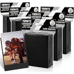 500 PCS Card Sleeves Toploaders لبطاقات التداول ، بطاقات ناعمة الأكمام بطاقات البيسبول. in Kuwait