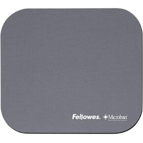 Fellowes Mouse Pad with Microban Antimicrobial Protection, Graphite (5934001), "9""*7.5"""