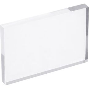 PATIKIL Acrylic Stamp Block, 1 Pack Clear Stamping Block with Grid Line Decorative Mounting Blocks Set Rectangle for Scrapbooking DIY Crafts Card Making