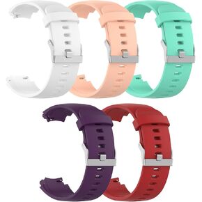QGHXO Band for Amazfit Verge, Soft Silicone Replacement Band for Amazfit Verge/Verge lite Smartwatch (No Tracker, Replacement Bands Only)