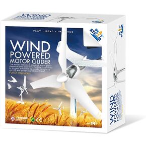 PLAYSTEM Green Powered Generators to Energize Electric Airplanes - STEM Toys Educational Gift for Kids & Teens, Girls & Boys 3-inch-Tall Long-Bladed Turbine