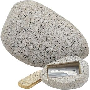 Hide a Key Outside - Fake Rock - Provide Waterproof Bags - Durable and Realistic Design for Secure Key Storage Outside - Perfect for Plants Indoor or Outdoor Use