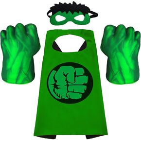 Superhero Hands Gloves Superhero Capes Fists Kids Soft Plush Superhero Toys Accessories Superhero Costumes Gloves Cosplay for Boy
