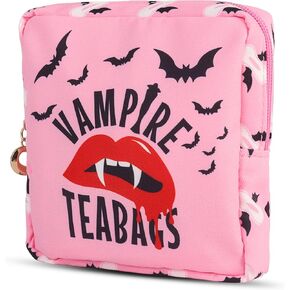 Primo Lines Period Bag Shark Week - Sanitary Napkin Holder, Waterproof Pad Pouch & Tampon Organizer for Purse & Travel