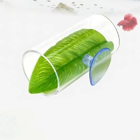 Betta Fish Acrylic Tube Tunnel,Hollow Design for Better Observation of Betta Fish, Betta Fish Tank Decorations Two Size Two Colors (1, Clear)