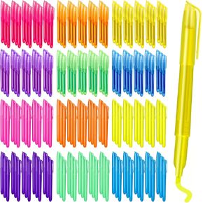 180PCS Highlighter Bulk Assorted Colors Chisel Tip Highlighter Markers Yellow Pink Blue Green Purple Orange Pastel Highlighters Fluorescent Pen for School Office Classroom Supplies