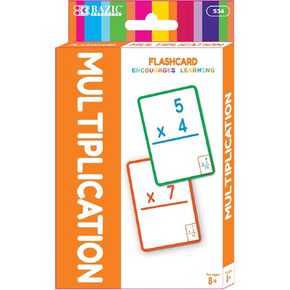 BAZIC Multiplication Flash Cards (36/Pack), Case of 24