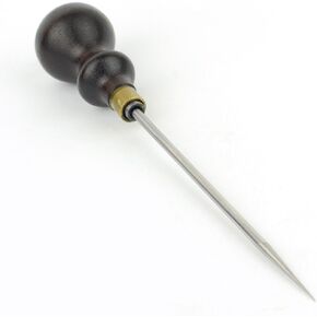 Crown Tools 114R Scratch Awl, Benchwood Handle