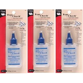 Dritz Fray Check Liquid Seam Seamant ، 0.75 Oz. (3 عبوة)