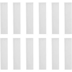 COHEALI Bookmark 12pcs Silicone Transparent Book Marker Making Moulds Clear Epoxy Resin Casting Molds DIY Craft Jewelry Making Home Decor