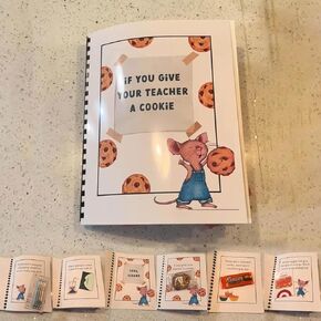 If You Give Your Teacher a Cookie Book,Teacher Gifts，Teacher Appreciation Gift Book,Teacher Gift Card Book,Best Teacher Appreciation Gifts (1pcs)