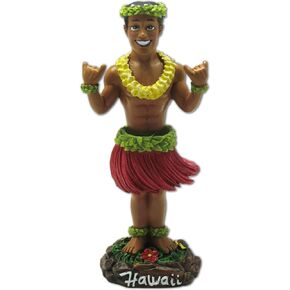 KC Hawaii Shaka Hula Boy Mini Dashboard Doll 4"