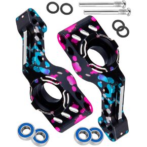 RC Aluminum Rear Stub Axle Carriers w/Bearing Upgrades Parts for 1/10 Slash 2WD VXL,Stampede 2WD VXL,Rustler 2WD VXL,Bandit 2WD VXL,Colorful