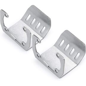 RC-Hub 2 Pcs Axle Front + Rear Protection Board 1/10 RC Aluminum Skid Plate Assembly for Axial Wraith RR10 Crawler