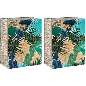 Papyrus 9" Medium Gift Bag with Tissue Paper (Fox) for Baby Showers or Birthdays (1 Bag, 8-Sheets)