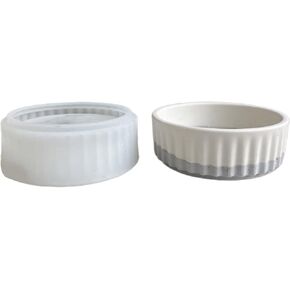Flower Pot Silicone Resin Molds Cactus Flower Epoxy Resin Casting Molds DIY (2pcs)