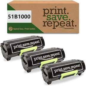 Print.Save.Repeat. Lexmark 51B1000 Remanufactured Toner Cartridge for MS317, MS417, MS517, MS617, MX317, MX417, MX517, MX617 Laser Printer [2,500 Pages]