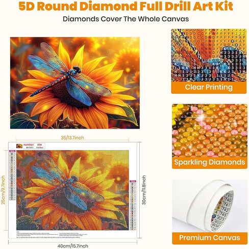 Landscapes Diamond Art Kits for Adults, 5D Pavilion Wonderland Diamond Painting Kits for Beginners DIY Full Drill Diamonds Painting Pictures, Diamond Gem Art Painting DIY Crafts Kit Decor 12x16inch in Saudi Arabia