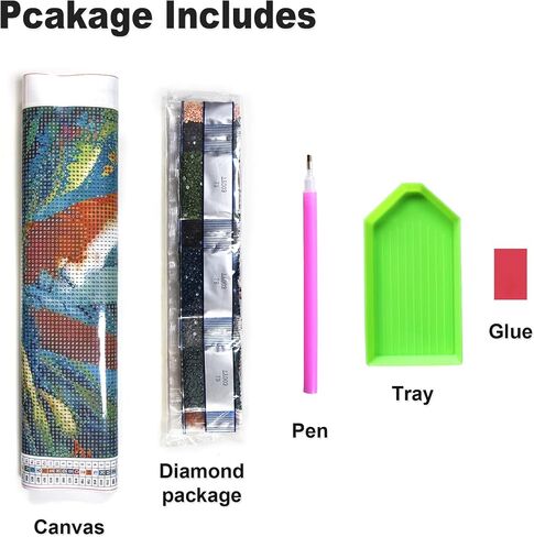 UiSdfuy Wolf Diamond Art Kits for Adults, 5D Diamond Painting for Adults and Beginner, Full Drill Animal Diamond Dots Wall Decor(11.8x15.7 in) in Kuwait