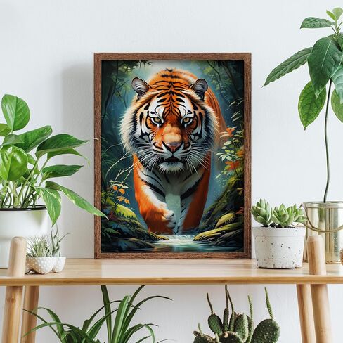 UiSdfuy Wolf Diamond Art Kits for Adults, 5D Diamond Painting for Adults and Beginner, Full Drill Animal Diamond Dots Wall Decor(11.8x15.7 in) in Kuwait