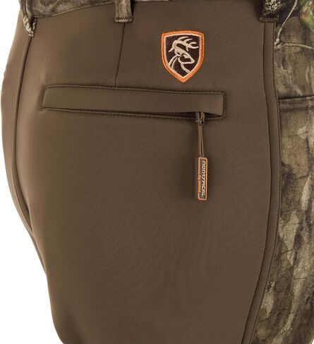 Drake Waterfowl Men's Nonypical Lovening Shell Shell Fleece مبطن كامو في منتصف موسم السراويل ، Mossy Oak Original Bottomland ، 3x-Large in Kuwait