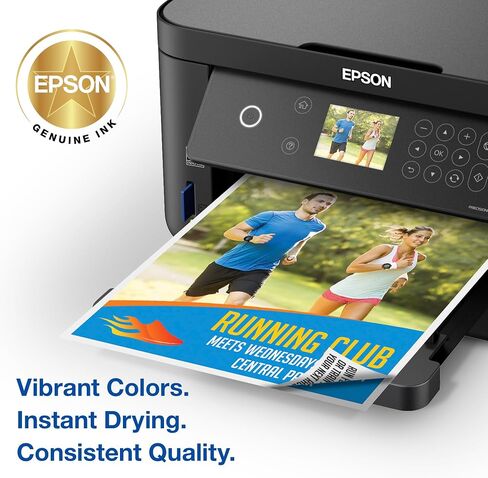 يعمل Epson 202 Claria Ink Standard Carty Cantridge (T202220-S) مع القوى العاملة WF-2860 ، التعبير XP-5100 in Kuwait