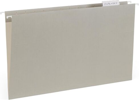 25 Blue Summit Supplies Yellow Legal Size Hanging File Folders - Durable 11pt Paper, Hanging Legal File Folders Yellow with Plastic Tabs and Inserts, Legal Size Filing, Hanging Legal Size File Folders in Saudi Arabia